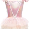 Gp rainbow ruffle tutu dress pink 5-6v