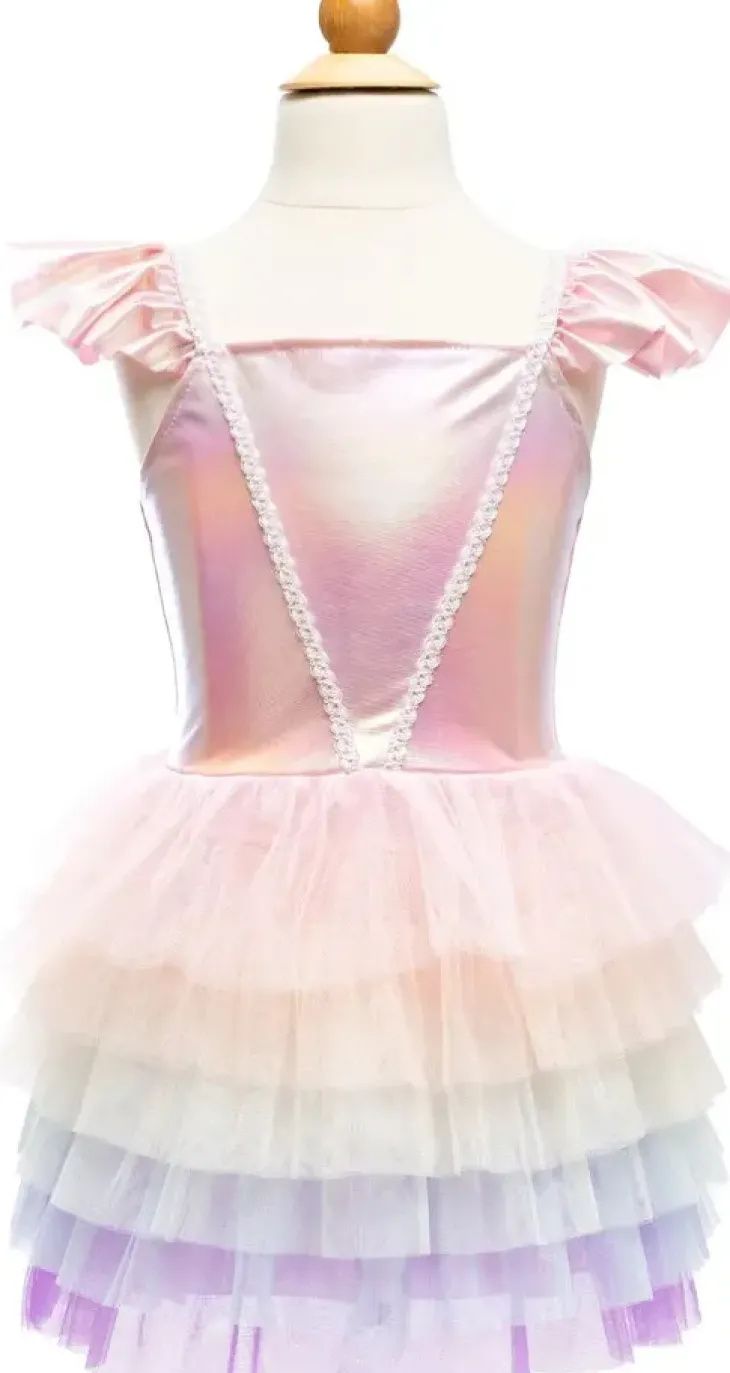Gp rainbow ruffle tutu dress pink 5-6v
