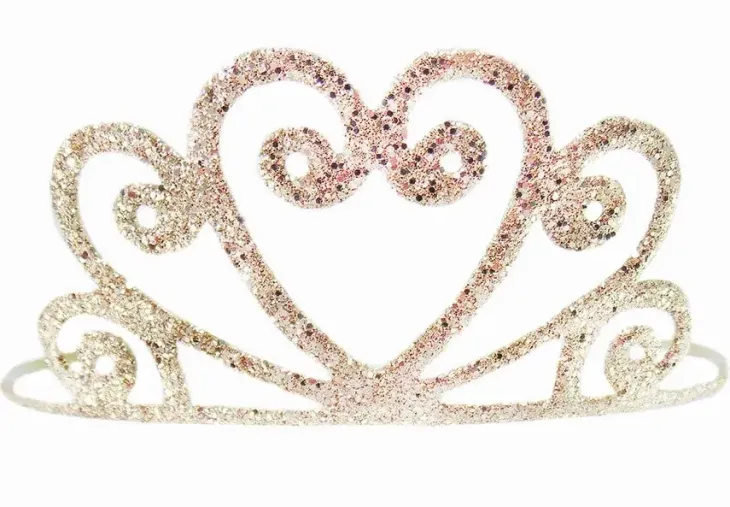 Great pretender kultainen glitter tiara