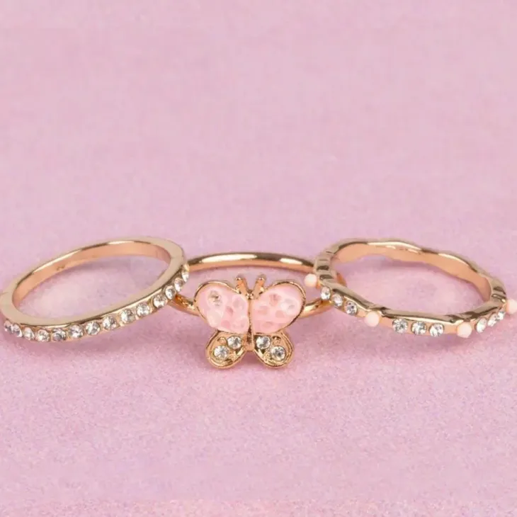 Great pretenders chick butterfly rings