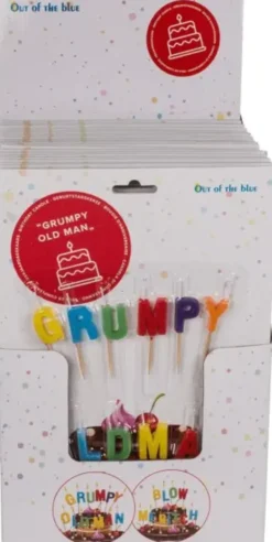 Grumpy oldman tai blow me bitch kynttilä