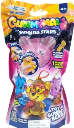 Gummymals singing stars vaaleanpunainen