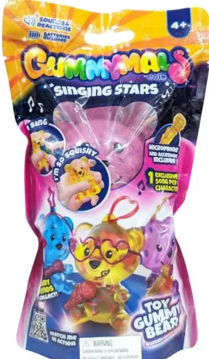 Gummymals singing stars vaaleanpunainen