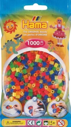 Hama 1000 kpl neon mix 207-51