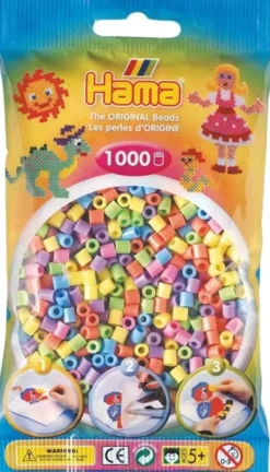Hama 1000 kpl pastellimix 207-50