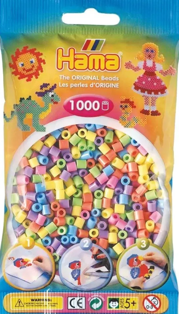 Hama 1000 kpl pastellimix 207-50