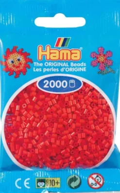 Hama mini kirkkaanpunainen