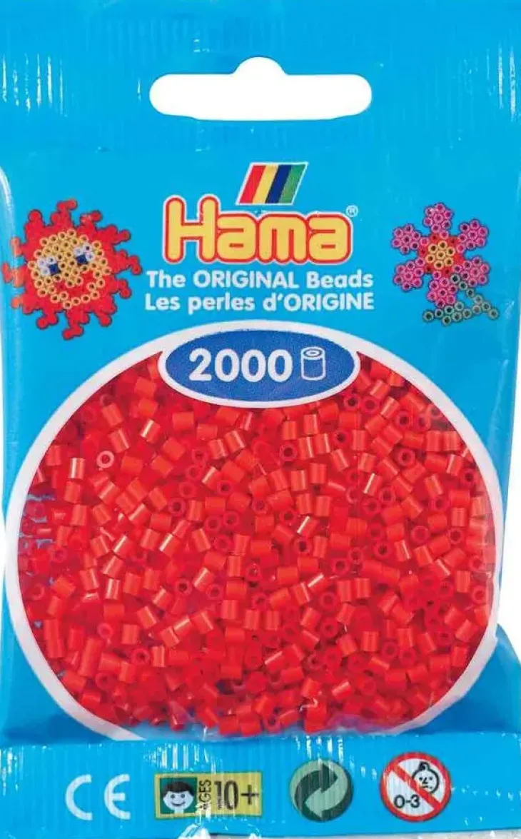 Hama mini kirkkaanpunainen