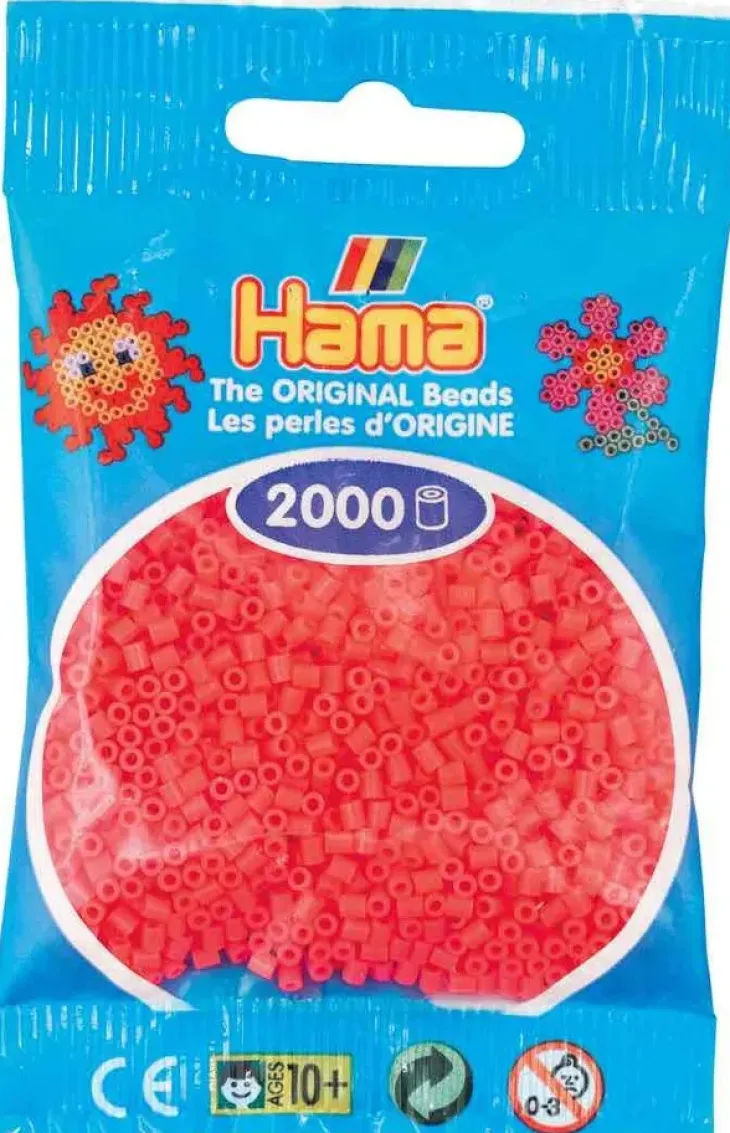 Hama mini neon oranssi