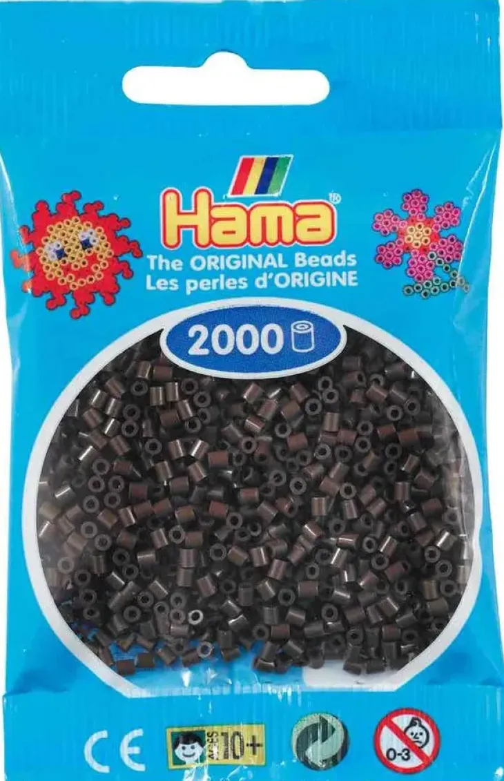 Hama mini ruskea