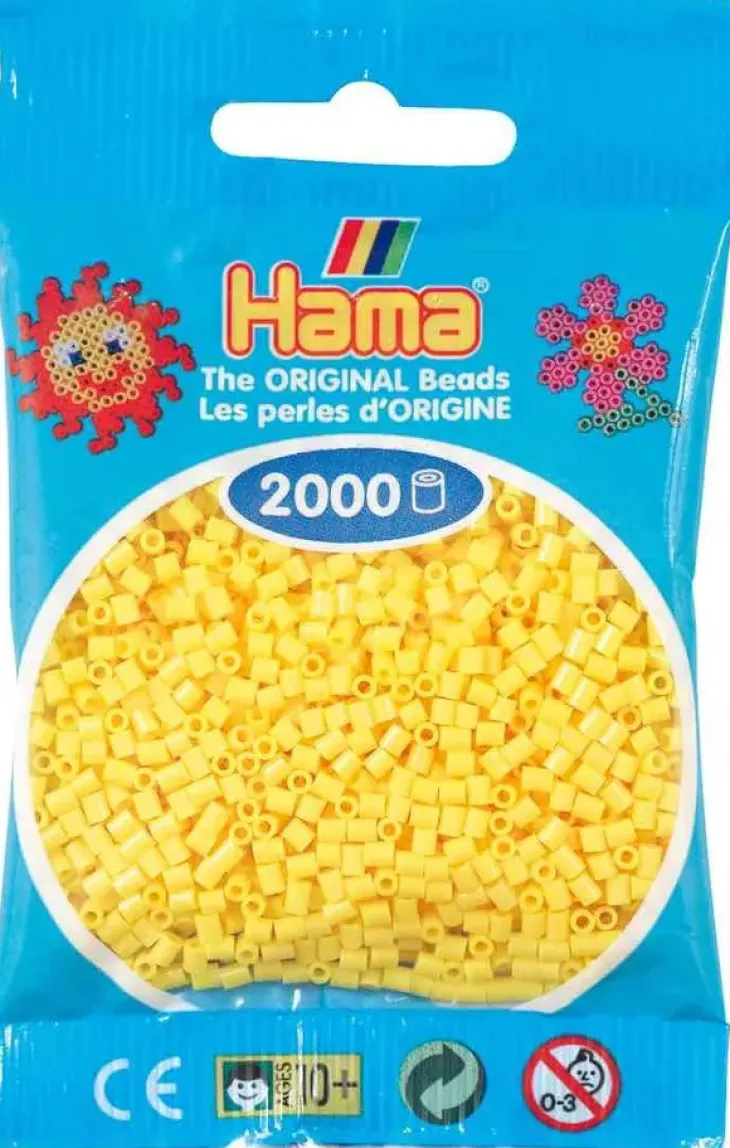 Hama mini tummankeltainen