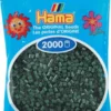 Hama mini tummanvihreä