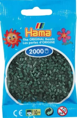 Hama mini tummanvihreä