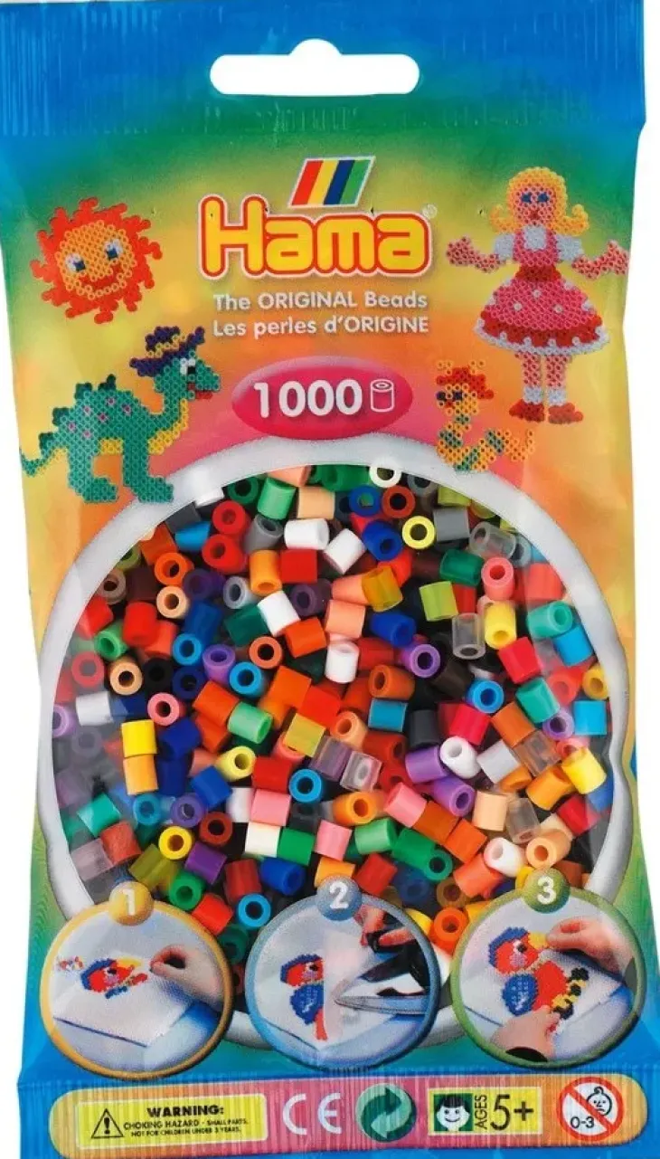Hama perus/kirkasväri mix 207-68