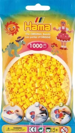 Hama pussi 1000 keltainen 207-03