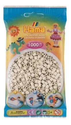 Hama pussi 1000 luonnonvalkoinen 207-77