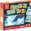 Hape palapeli eläimet poikasineen 12kk