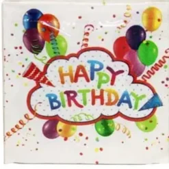 Happy birthday lautasliina 12 kpl