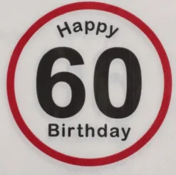 Happy birthday 60 lautasliina 20 kpl