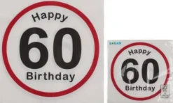 Happy birthday 60 lautasliina 20 kpl