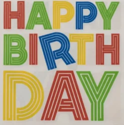 Happy birthday lautasliina 20 kpl