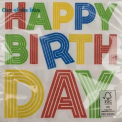 Happy birthday lautasliina 20 kpl