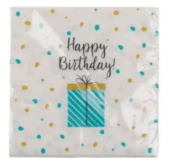 Happy birthday lautasliina paketti 20kpl