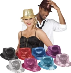 Hattu popstar paljeteilla