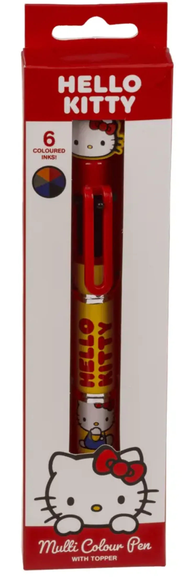 Hello kitty multi color pen 6 colors