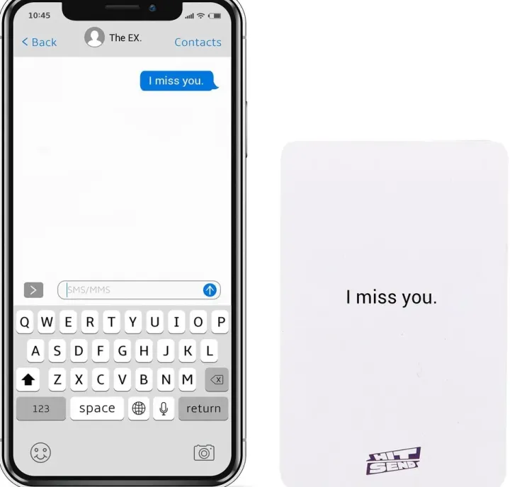 Hit send