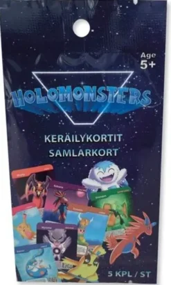 Holomonsters keräilykortit 5kpl