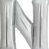 Hopeinen kirjain foliopallo n 86 cm