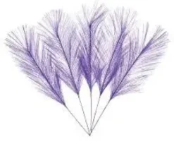 Höyhenet violetti 5kpl