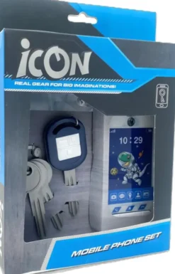 Icon matkapuhelin ja tarvikkeet