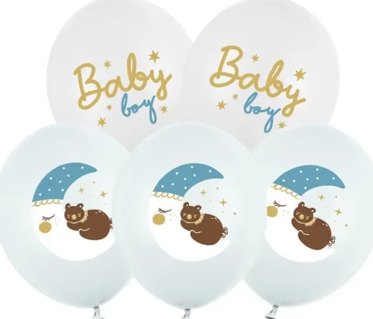 Ilmapallot baby boy 6kpl