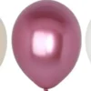 Ilmapallot 6 kpl valko-violetti-beige