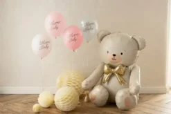 Ilmapallot welcome baby pinkki 6kpl