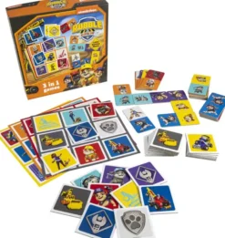 3-in-1 lotto, domino & memo rollen remmi