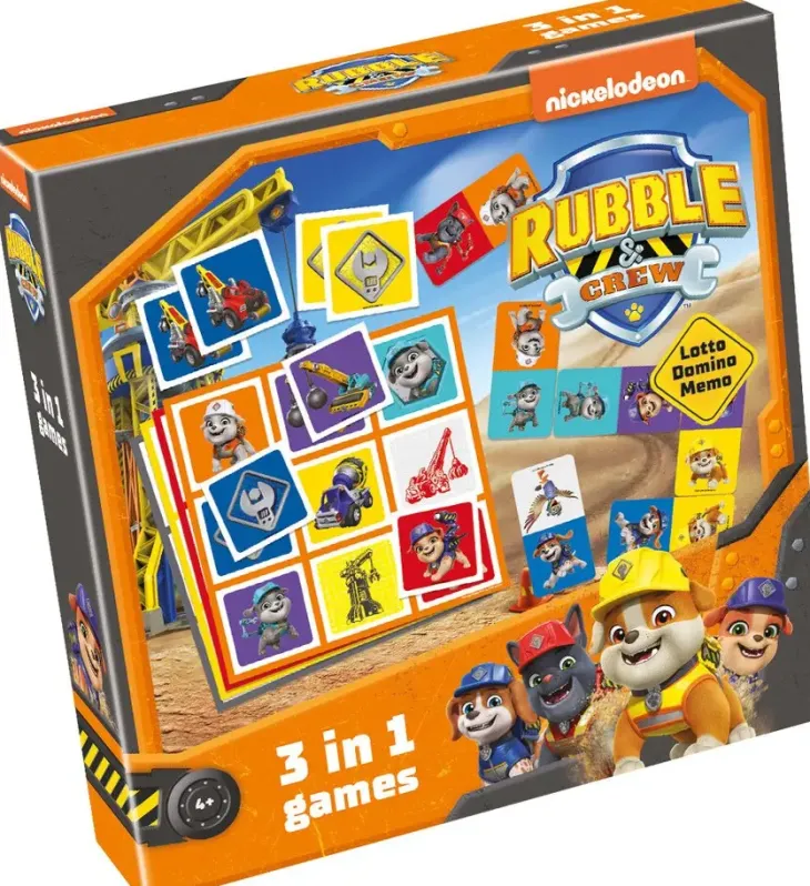 3-in-1 lotto, domino & memo rollen remmi