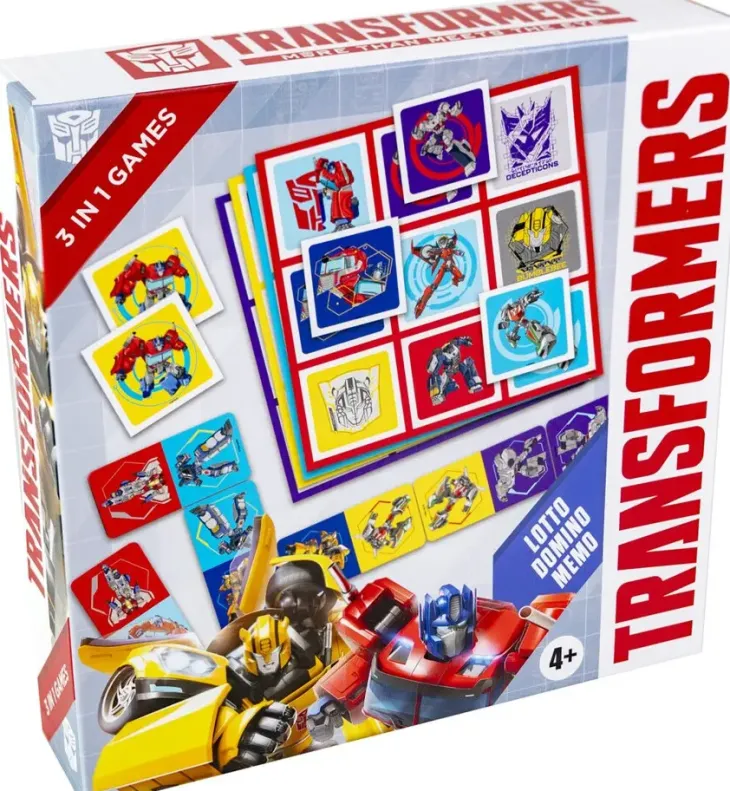 3-in-1 lotto, domino & memo transformer