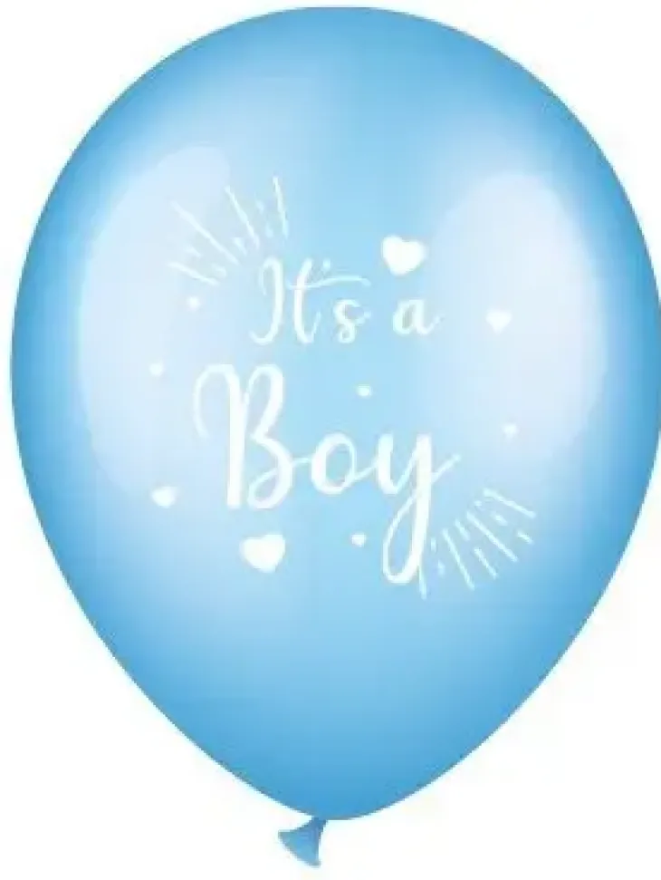 It's a boy ilmapallo vaaleansininen 6kpl