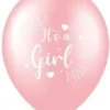 It's a girl ilmapallot pinkki 6kpl