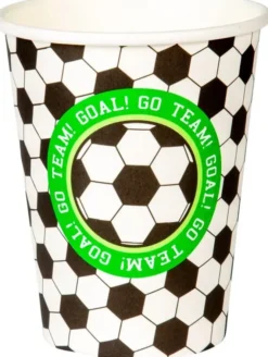 Jalkapallo pahvimuki 6kpl