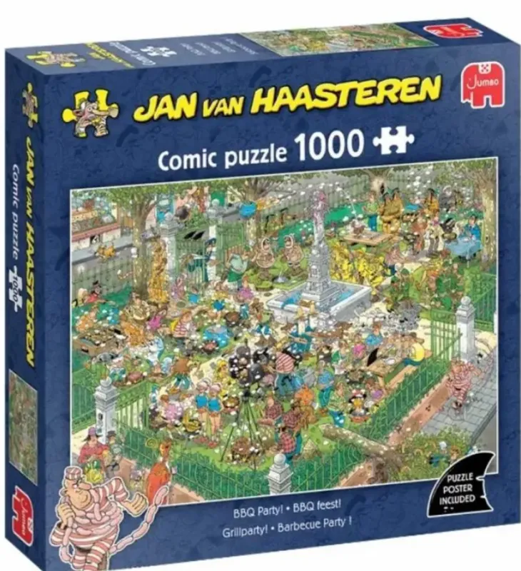 Jan van haasteren bbq party! 1000 palaa