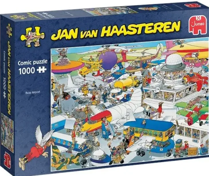 Jan van haasteren busy airport 1000p