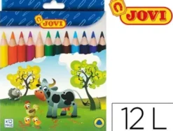 Jovi maxi puuvärikynä 12-v 3-kulm