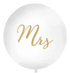 Jättipallo 1 m mrs valkoinen