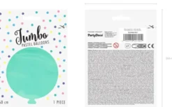 Jumbo ilmapallo 60cm pastel green