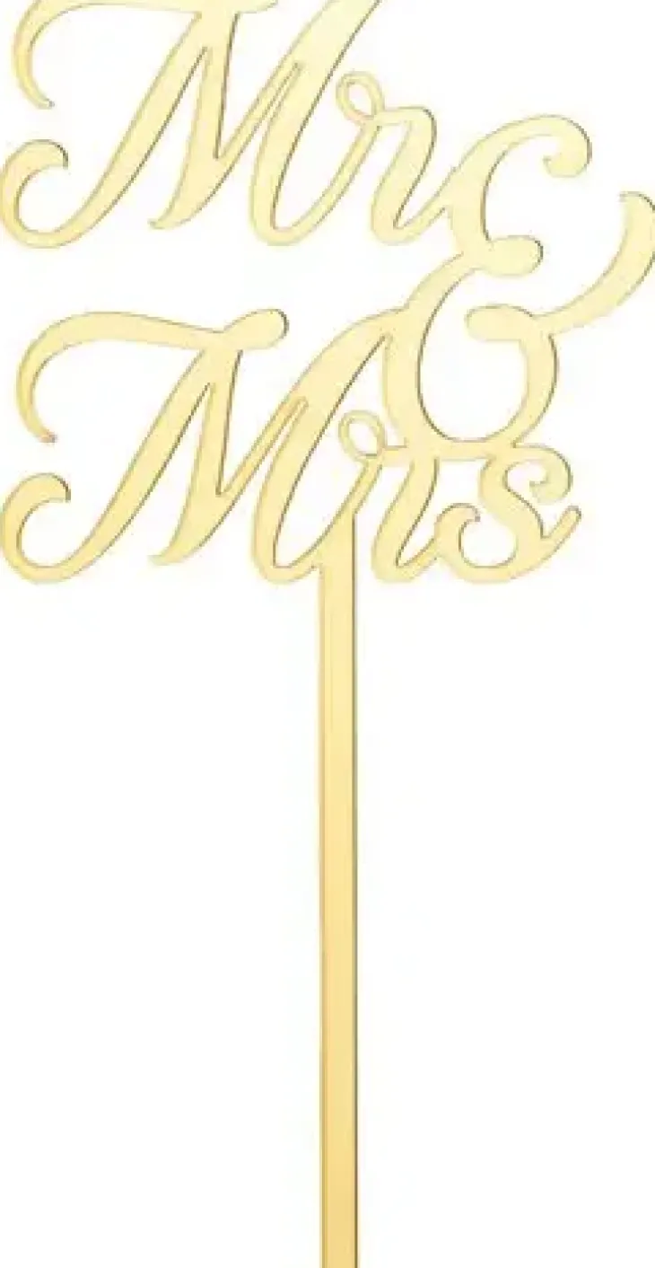 Kakkukoriste mr&mrs 16,5cm