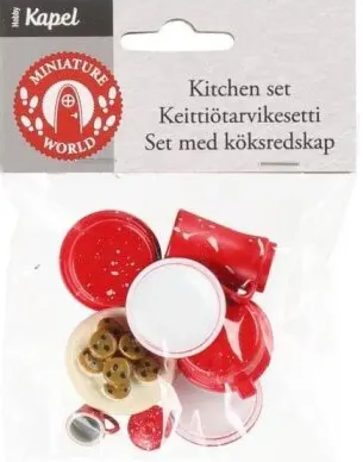 Kapel minityyri keittiötarvikesetti